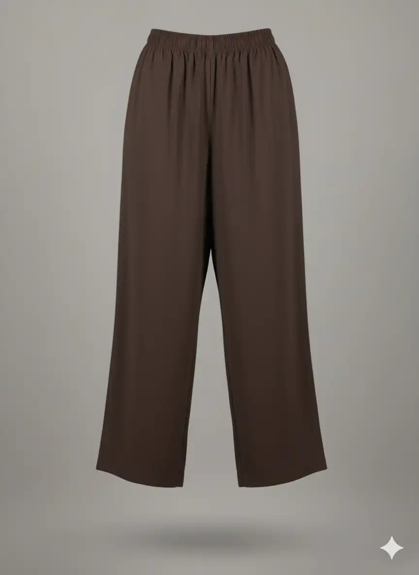 CELANA KULOT RAYON TWILL COKLAT