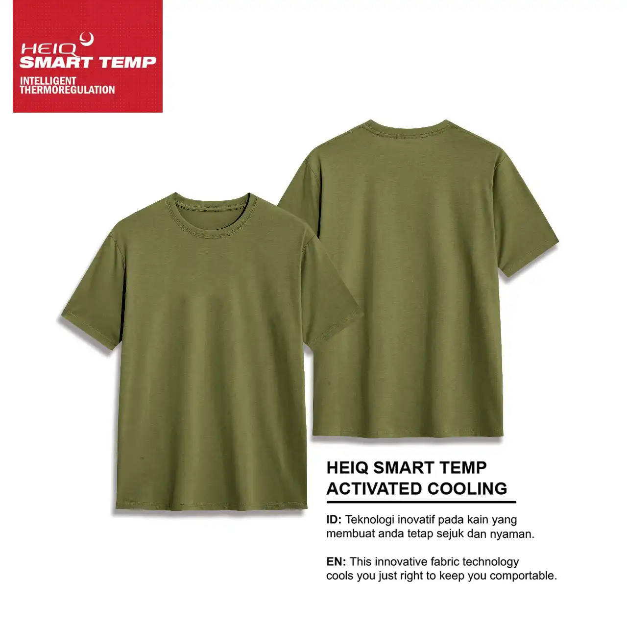 T-SHIRT PRIA 22S SMARTTEMP GREEN OLIVE