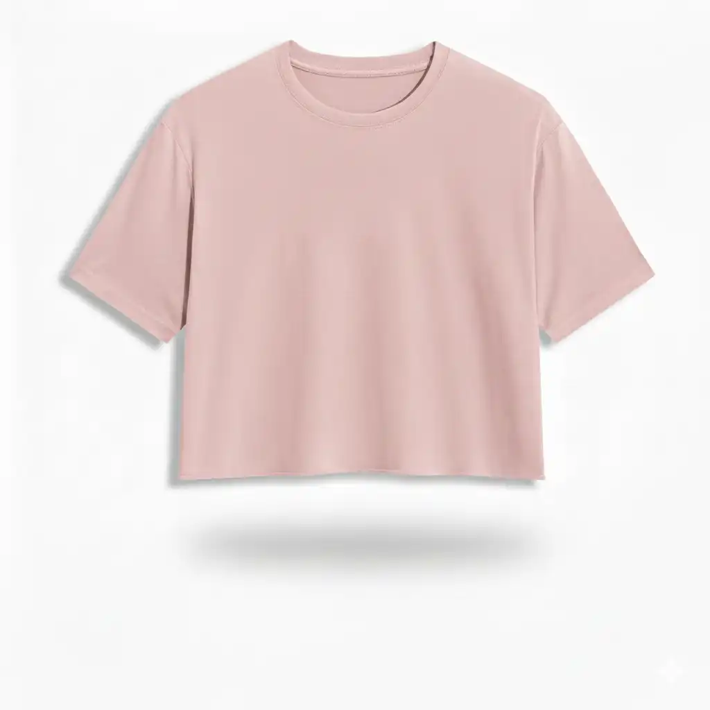 TSHIRT CROP TOP DESSERT FLOWER