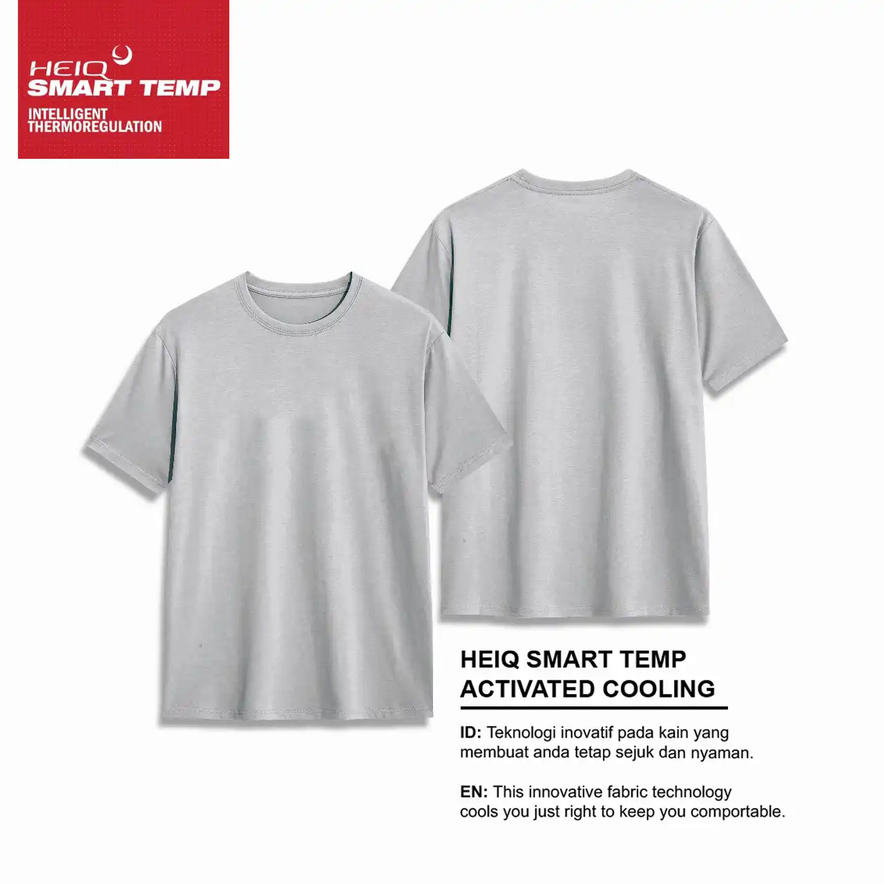 T-SHIRT PRIA 22S SMARTTEMP STORM GREY
