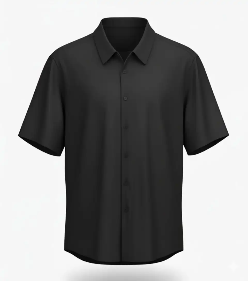 KEMEJA LAROTEX PRIA BLACK